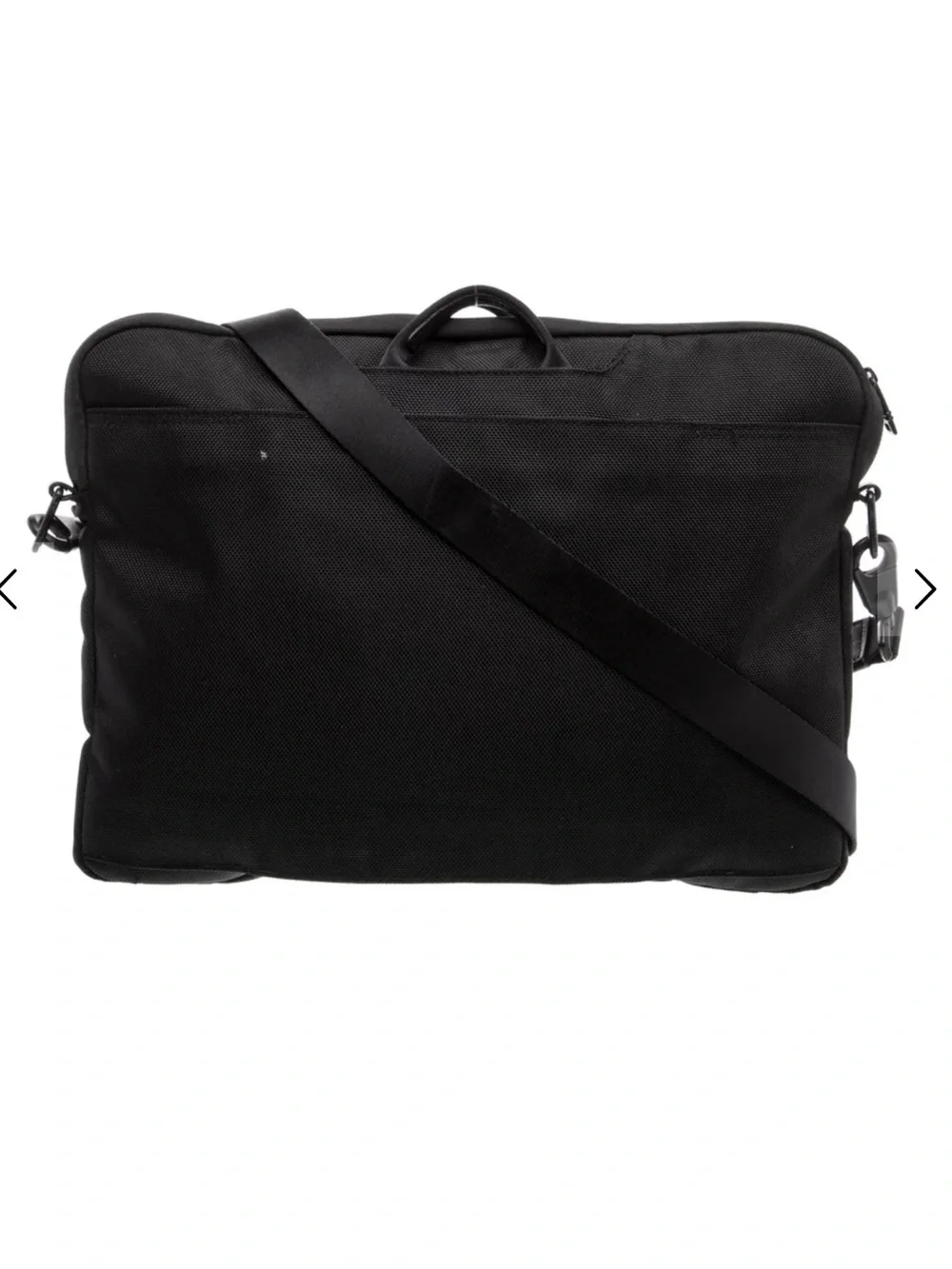 TUMI Black Laptop Briefcase - Sleek Professional Carrying Case